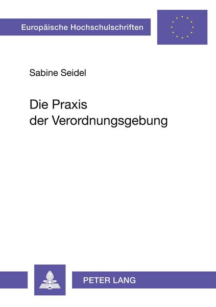 Produktbild: Die Praxis der Verordnungsgebung