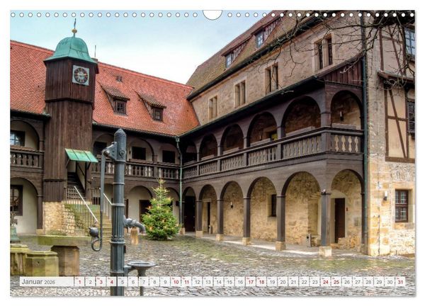 Produktbild: Erfurt. Perle Th&uuml;ringens. (Wandkalender 2026 DIN A3 quer), CALVENDO Monatskalender