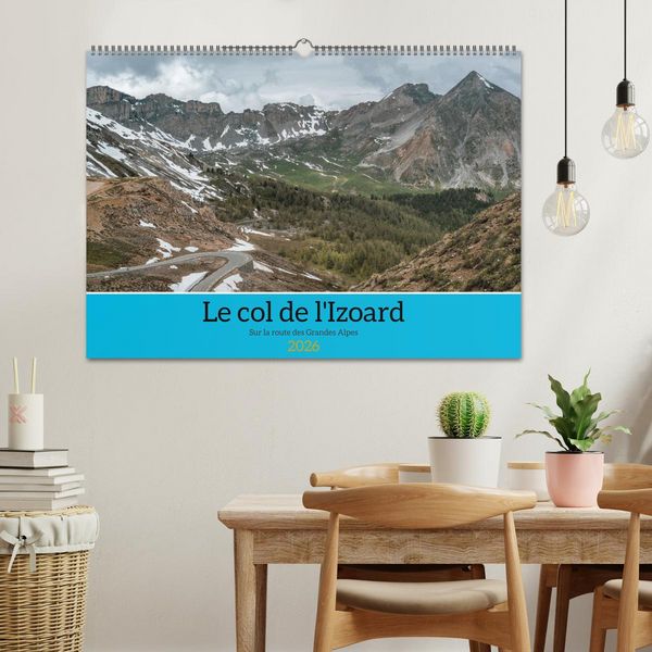 Produktbild: Le col de l'Izoard sur la route des Grandes Alpes (Calendrier mural 2026 DIN A2 vertical), CALVENDO calendrier mensuel