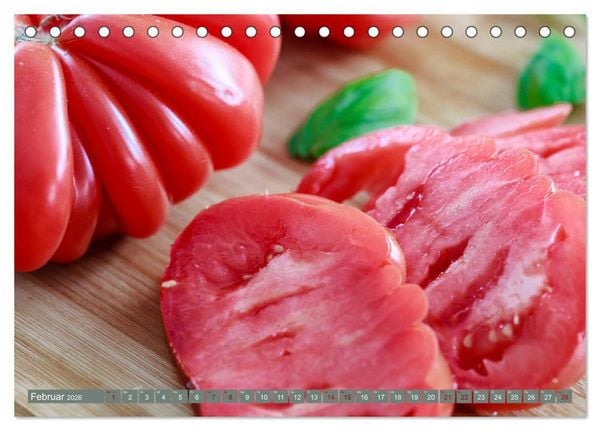 Produktbild: Historische Tomaten - Alte Sch&auml;tze neu entdeckt (Tischkalender 2026 DIN A5 quer), CALVENDO Monatskalender