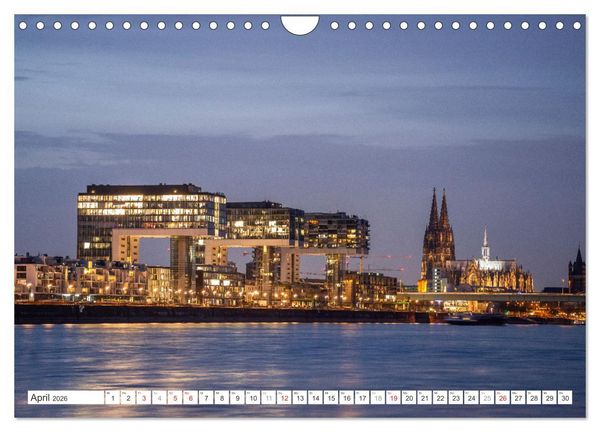 Produktbild: Blaue Stunde in Nordrhein-Westfalen (Wandkalender 2026 DIN A4 quer), CALVENDO Monatskalender