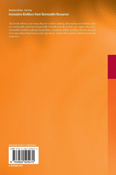 Produktbild: Innovative Biofibers from Renewable Resources