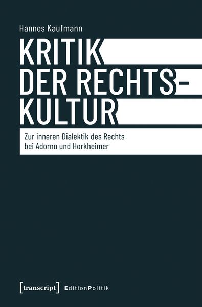 Produktbild: Kritik der Rechtskultur