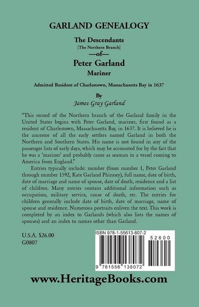 Produktbild: Garland Genealogy
