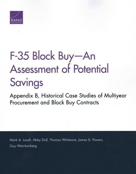 Produktbild: F-35 Block Buy--An Assessment of Potential Savings