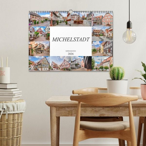 Produktbild: Michelstadt Impressionen (Wandkalender 2026 DIN A3 quer), CALVENDO Monatskalender