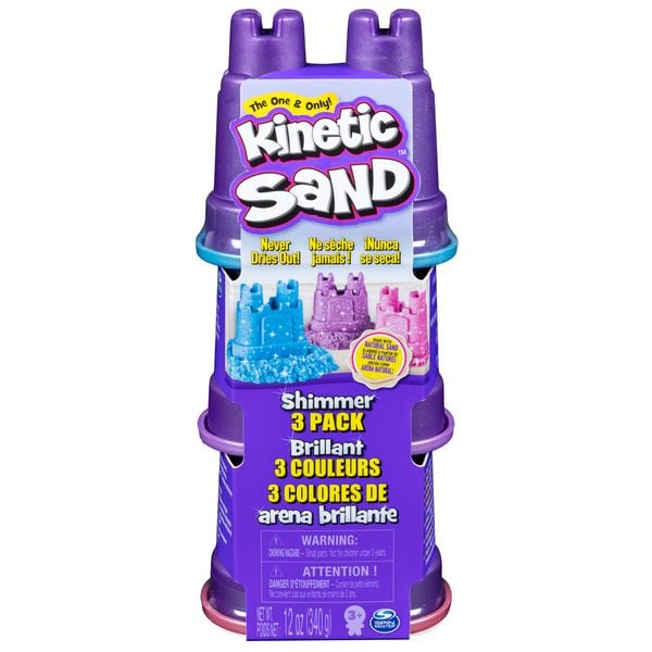 Kinetic Sand Schimmer Sand 3er Pack 340 g