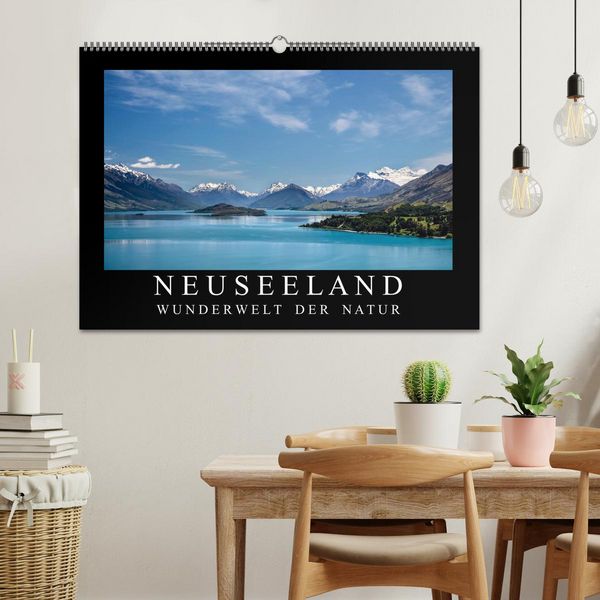 Produktbild: Neuseeland - Wunderwelt der Natur (Wandkalender 2026 DIN A2 quer), CALVENDO Monatskalender