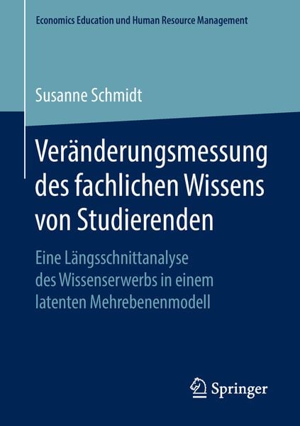 Produktbild: Ver&auml;nderungsmessung des fachlichen Wissens von Studierenden