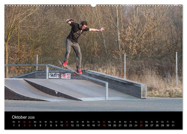 Produktbild: it's SKATEBOARDING (hochwertiger Premium Wandkalender 2026 DIN A2 quer), Kunstdruck in Hochglanz