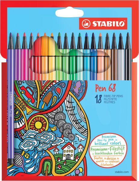 Produktbild: STABILO Filzstift Pen 68