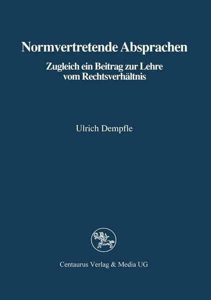Produktbild: Normvertretende Absprachen
