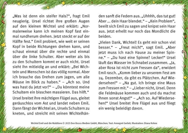 Produktbild: Wichtel Emil und die Waldtiere. 24 Geschichten zum Vorlesen im Advent. F&uuml;r Kinder von 3 bis 6