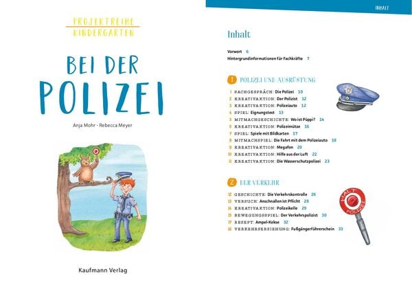 Produktbild: Projektreihe Kindergarten - Bei der Polizei