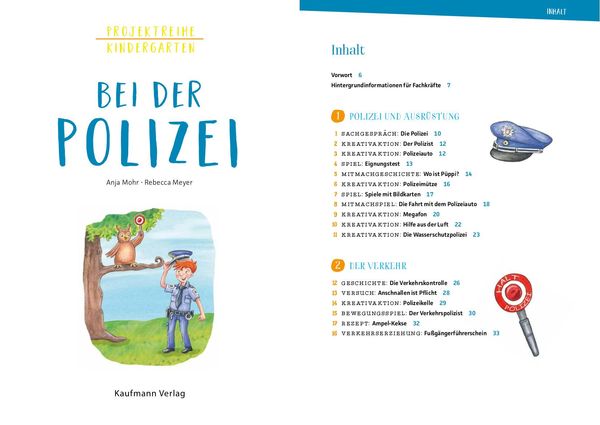 Produktbild: Projektreihe Kindergarten - Bei der Polizei