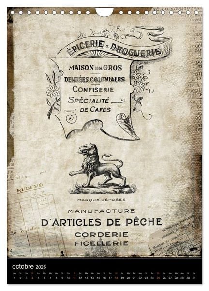 Produktbild: Le coffre vintage (Calendrier mural 2026 DIN A4 horizontal), CALVENDO calendrier mensuel
