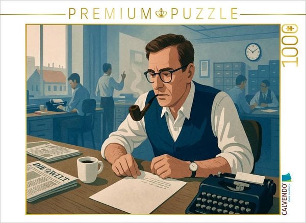 CALVENDO Puzzle Siegfried Lenz | 1000 Teile Lege-Größe 64x48cm Foto-Puzzle für glückliche Stunden