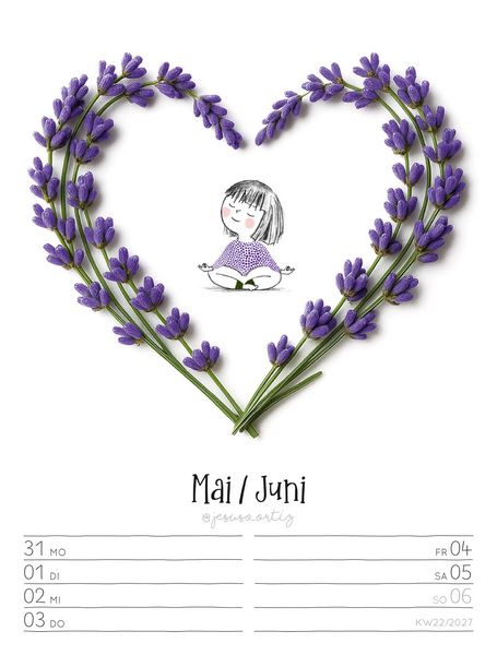 Produktbild: Little Dreams Wochenplaner Kalender 2027
