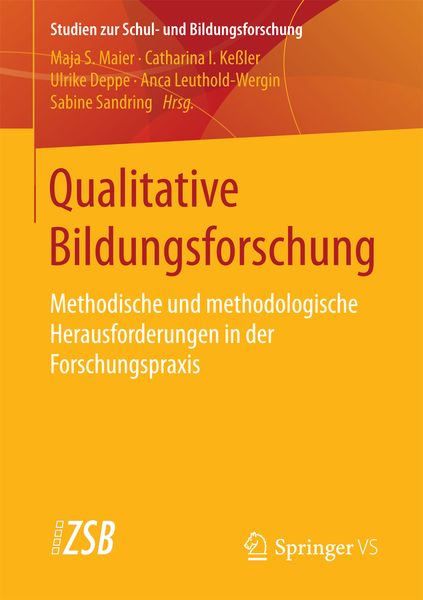 Produktbild: Qualitative Bildungsforschung