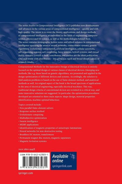 Produktbild: Computational Methods for the Innovative Design of Electrical Devices