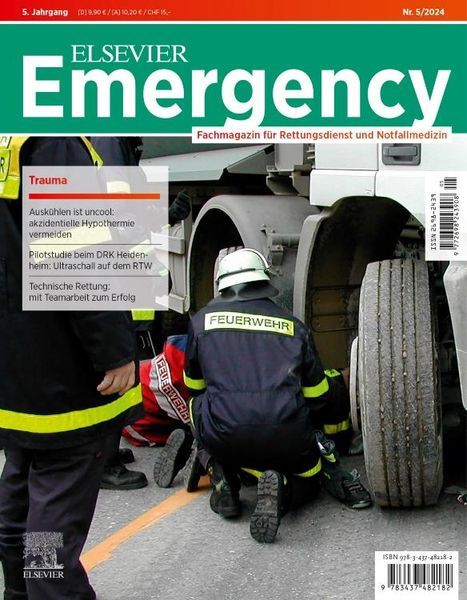 Produktbild: ELSEVIER Emergency. Trauma. 5/2024: Fachmagazin f&uuml;r Rettungsdienst und Notfallmedizin
