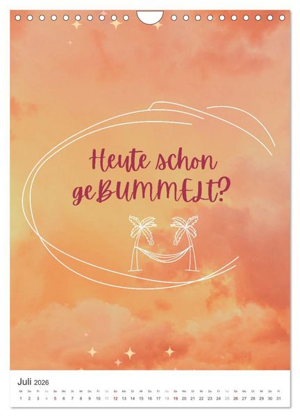 Produktbild: Freudvoll durchs Jahr! (Wandkalender 2026 DIN A4 hoch), CALVENDO Monatskalender