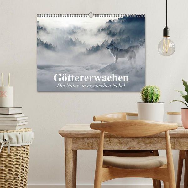 Produktbild: G&ouml;ttererwachen. Die Natur im mystischen Nebel (Wandkalender 2026 DIN A3 quer), CALVENDO Monatskalender