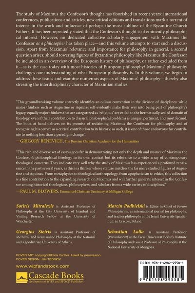 Produktbild: Maximus the Confessor as a European Philosopher