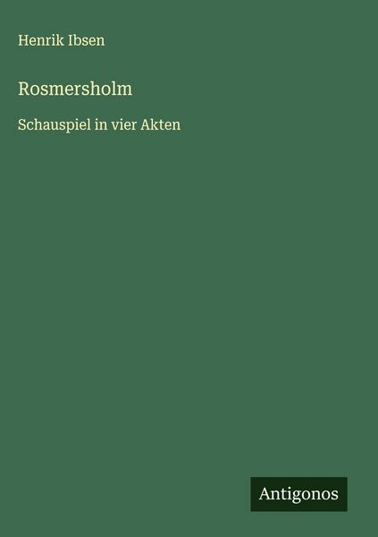 Produktbild: Rosmersholm