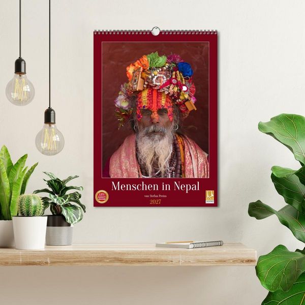 Produktbild: Menschen in Nepal (Wandkalender 2027 DIN A3 hoch), CALVENDO Monatskalender