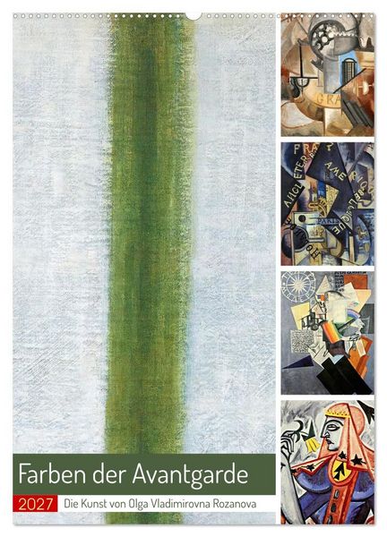 Produktbild: Farben der Avantgarde (Wandkalender 2027 DIN A2 hoch), CALVENDO Monatskalender