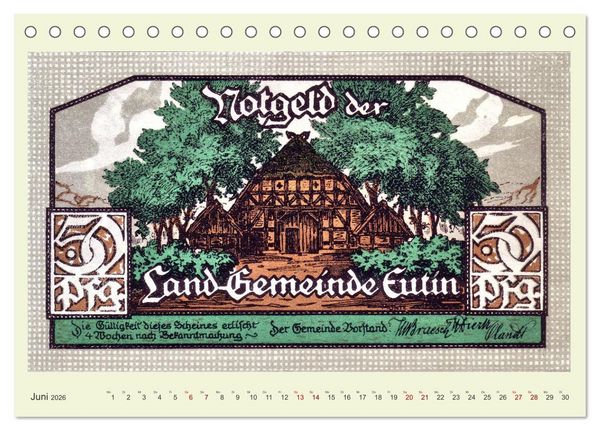 Produktbild: Gru&szlig; aus Eutin (Tischkalender 2026 DIN A5 quer), CALVENDO Monatskalender