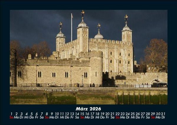 Produktbild: London 2026 Fotokalender DIN A5