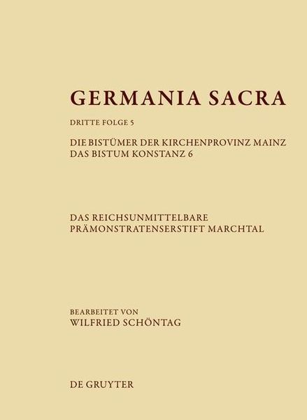 Produktbild: Die Bist&uuml;mer der Kirchenprovinz Mainz. Das Bistum Konstanz 6. Das reichsunmittelbare Pr&auml;monstratenserstift Marchtal
