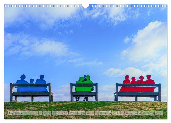 Produktbild: Seebad B&uuml;sum (Wandkalender 2026 DIN A3 quer), CALVENDO Monatskalender