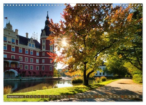 Produktbild: Prince Pueckler Park Bad Muskau (Wall Calendar 2026 DIN A3 landscape), CALVENDO 12 Month Wall Calendar