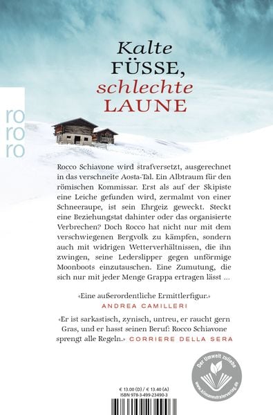 Produktbild: Der Gefrierpunkt des Blutes / Rocco Schiavone Band 1