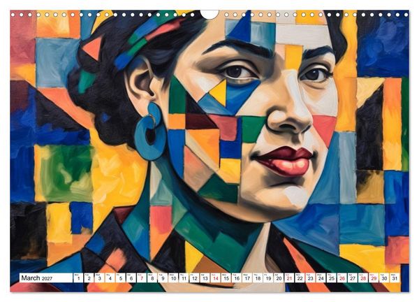 Produktbild: Daphne&rsquo;s Habitats, the Graphic Worlds of a Digital Muse (Wall Calendar 2027 DIN A3 landscape), CALVENDO 12 Month Wall Calendar