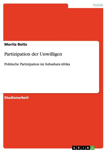 Produktbild: Partizipation der Unwilligen