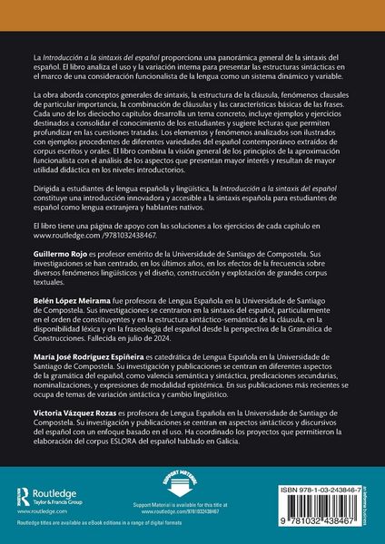 Produktbild: Introducci&oacute;n a la sintaxis del espa&ntilde;ol