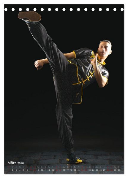 Produktbild: Kung Fu, Martial Art (Tischkalender 2026 DIN A5 hoch), CALVENDO Monatskalender