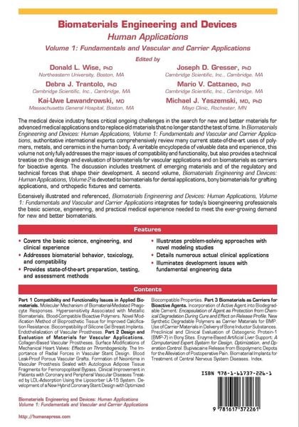 Produktbild: Biomaterials Engineering and Devices: Human Applications