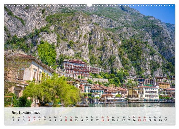 Produktbild: Limone sul Garda - Traumhaftes St&auml;dtchen am Gardasee (hochwertiger Premium Wandkalender 2027 DIN A2 quer), Kunstdruck in Hochglanz
