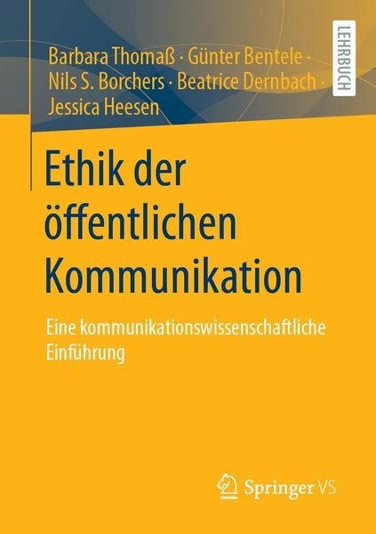 Produktbild: Ethik der &ouml;ffentlichen Kommunikation