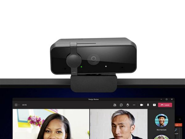 Produktbild: Lenovo 310 Full HD-Webcam 1920 x 1080 Pixel Klemm-Halterung, Mikrofon