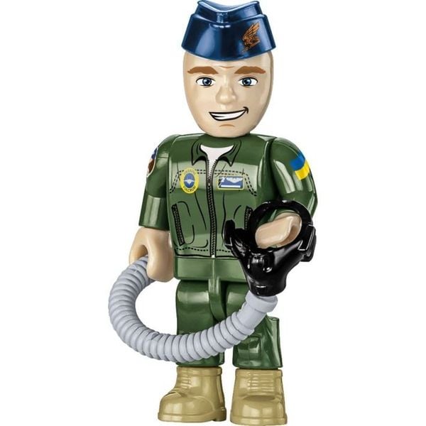 Produktbild: COBI Armed Forces 5893 - F-16AM Fighting Falcon, Mehrzweckflugzeug, Bausatz mit Sockel 1:48, 500 Klemmbausteine