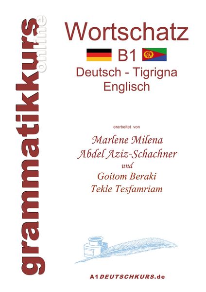 Produktbild: W&ouml;rterbuch B1 Deutsch - Tigrigna - Englisch Niveau B1