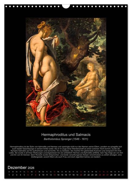 Produktbild: Ovids Metamorphosen - B&uuml;cher der Verwandlungen (Wandkalender 2026 DIN A3 hoch), CALVENDO Monatskalender