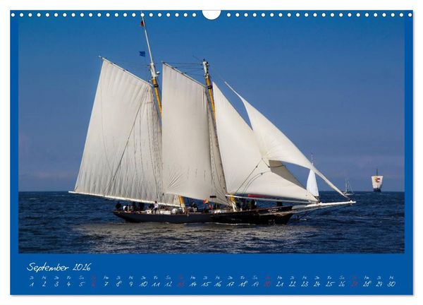 Produktbild: Unter Segeln (Wandkalender 2026 DIN A3 quer), CALVENDO Monatskalender