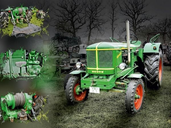 Produktbild: CALVENDO Puzzle Oldtimer Traktor Deutz | 1000 Teile Lege-Gr&ouml;&szlig;e 64x48cm Foto-Puzzle f&uuml;r gl&uuml;ckliche Stunden
